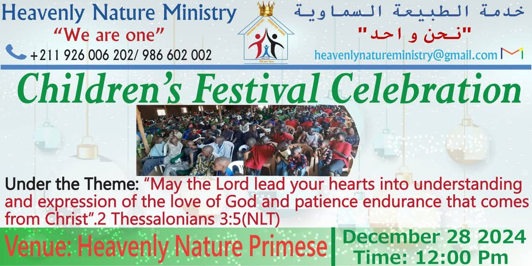 Children smiling at Heavenly Nature Ministry's Annual Festival